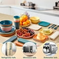 thumbnail image 4 of Wheat Straw Dinnerware Sets, 54 Pieces Unbreakable Dinnerware Sets for 6 People, Reusable Wheat Straw Plates and Bowls Sets, Lightweight Travel Picnic Home Party Camping Cutlery Set, 4 of 7