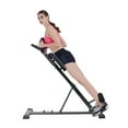 thumbnail image 4 of Queroig Roman Chair, Back Extension Bench, Hyperextension Roman Chair, Abdominal Exercise, Waist Extension Workout, Buttocks Machine, Sit Up Gym Bench Home Men Women Full Body, 4 of 7