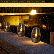 VALSEEL Clearance Solar Candles Outdoor, Outdoor Lighting, Reusable LED Light Candles For Lantern Garden Camping And Home Decor
