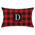 thumbnail image 1 of Funda de almohada navideña con diseño de muñeco sin rostro, gnomo enano, duende, enrejado, árbol de Navidad, copo de nieve, lino estampado, funda de almohada para sofá, funda de almohada de piel de me, 1 of 3