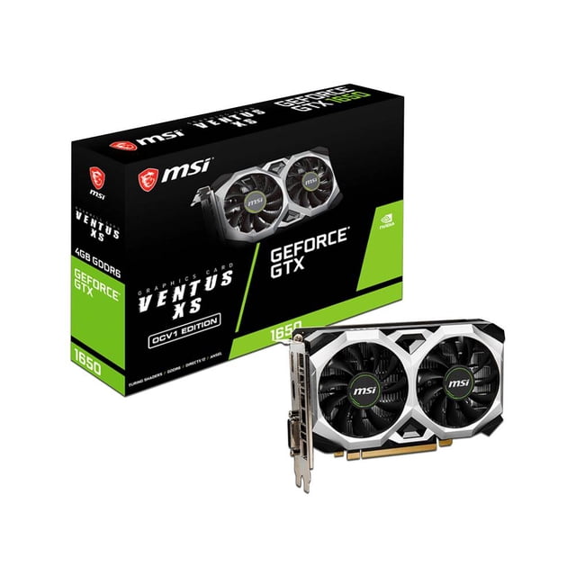 Tarjeta de Video NVIDIA GeForce GTX 1650 MSI OC, 4GB GDDR6, 1xHDMI MSI GTX 1650 D6 VENTUS XS OCV