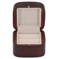 thumbnail image 4 of Caja De Anillo De Compromiso, Caja De Anillo De Boda Duradera De Amor Para Testigos De Madera De Nogal Súper Pequeña Multifunción Con Bolsa De Malla Para Boda ANGGREK Otros, 4 of 8
