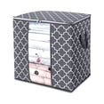 thumbnail image 1 of TureClos Foldable Storage Box Portable Clothes Organizer Tidy Pouch Suitcase Non-woven Home Storage Box Quilt Storage Container Bag Box, 1 of 1