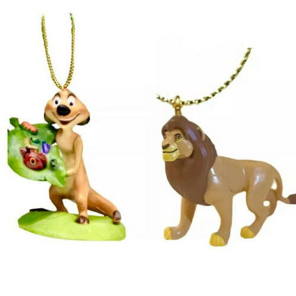 Lion King Adult Simba & Timon Meerkat Ornament PVC Figure 4” Figurine Charm New