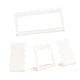 thumbnail image 5 of Organizador de acrílico para orejas, ideal para tobilleras, collares, pulseras, guardar joyas en casa. blanco 4 piezas, 5 of 9