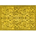 thumbnail image 1 of Ahgly Company Indoor Rectangle Persian Yellow Traditional Area Rugs, 6' x 9', 1 of 4
