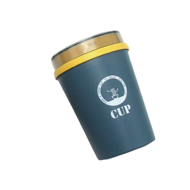Advancent Taza de café de 500ml con tapa y cuchara, té de la leche, avena, desayuno, microondas, taza resistente al calor, herramienta de cocina, regalo Juegos de servir café y té Armada Advancent HA081043-01
