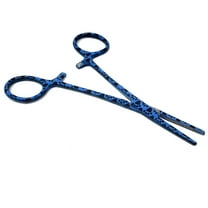 Stainless Steel Fishing Pliers Anglers Catch & Release Serrated Tool, Blue Paws 5.5" CRV