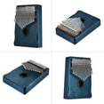 thumbnail image 2 of Kalimba 17-Key Portable Kalimba Mbira Thumb Piano Mahogany Instrumento musical de madera maciza regalo para amantes de la música Beginner Students Abody Kalimba, 2 of 6