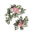 thumbnail image 4 of veasfak 2 Pieces Artificial Wreath Artificial Floral Swag Simulation Garland Flower Swag G, 4 of 9