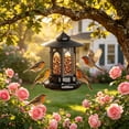 thumbnail image 6 of Finch Feeders for Outdoors Hanging,All-Metal Squirrel Proof Thistle Nyjer Bird Feeder,Metal Mesh Tube Bird Feeder for Nyjer Thistle , 2.5 lbs Large Capacity 1PC, 6 of 6
