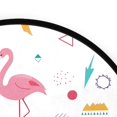 thumbnail image 4 of 36.2 Inch Round Floor Mat Cute Flamingo Pattern Carpet Decor Rug for Living Room Bedroom, 4 of 6