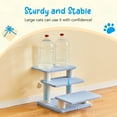 thumbnail image 6 of MWPO 15''H Multi-Step Pet Stairs for High Beds & Sofas, 3-Step Cat Stairs with 2 Toy Balls, Blue, 6 of 8