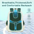 thumbnail image 5 of Mok Kids' Large Capacity Backpack - Waterproof, Lightweight With Adjustable Straps & Multiple Compartments For School And Travel, 5 of 5