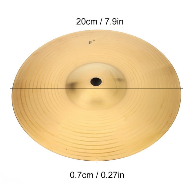 YLSHRF Cymbal, Gold Brass Cymbal, For Music Lovers Students Amateurs