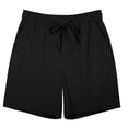 thumbnail image 2 of Iceglad Mens Cotton Linen Shorts Stretch Summer Beach Shorts Casual Drawstring 7inch Inseam Shorts, 2 of 10