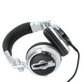 thumbnail image 3 of SENICC Headset Head‑Mounted Hifi Rotating Foldable Studio Monitor Headphones for VR Room Recording GamingSilver, 3 of 14