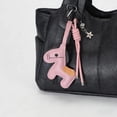 thumbnail image 6 of Cartoon Horse PU Leather Keychain For Backpack Bags Keys Enhancement Soft Bag Charm Comfortable Adorable Look, 6 of 9