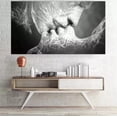 thumbnail image 2 of Cuadro Decorativo Moderno Minimalista Beso Abstracto Canvas Listo Para Colgar No Sintetico, 2 of 4