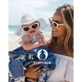 thumbnail image 6 of FURTALK 2PC Baby Sun Hat Toddler Beach Hats with UPF 50+ Sun Protection Wide Brim Girls Bucket Hat, 6 of 6