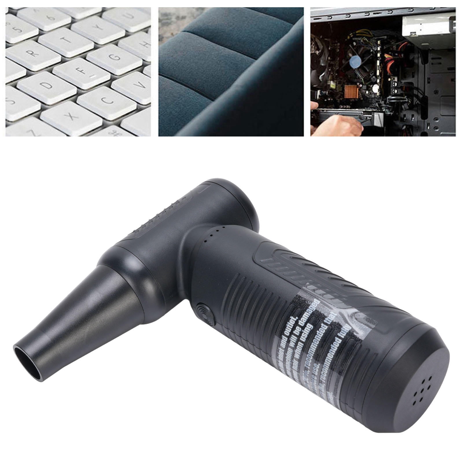 Yajisi 130,000 RPM Air Duster – 6000mAh Blower, 3 Modes, USB‑C Fast Charge, 2 Nozzles & 3 Brushes