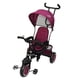 thumbnail image 4 of Triciclo One Click Bebeglo Con Asa de Empuje Rosa Fucsia, 4 of 4
