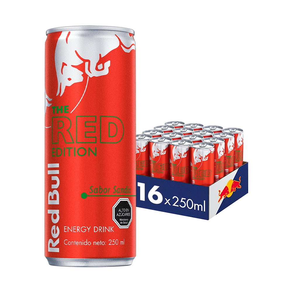 Red Bull Bebida Energética Pack 16 Latas Sandía 250Ml