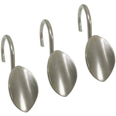 Excell Home Eclipse 12-pc. Shower Curtain Hooks One (Best Shower Curtain Hooks)