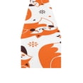 thumbnail image 2 of MKHERT Cute Little Foxes Table Runner for Kitchen Wedding Party Home Decor 16x72 inch, 2 of 4