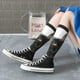 thumbnail image 5 of Balery Black And White Boston Terrier Calcetines novedosos Calcetines deportivos Calcetines hasta la rodilla Calcetines de algodón Calcetines originales y geniales, 5 of 6