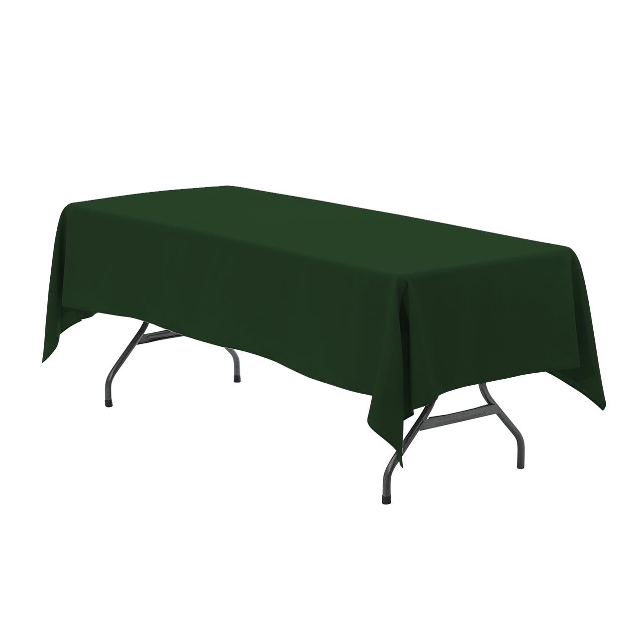 HUNTER GREEN 60x102" RECTANGLE POLYESTER TABLECLOTH Kitchen Catering Linen HUNTER GREEN 60x102" RECTANGLE POLYESTER TABLECLOTH Kitchen Catering Linen