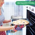 thumbnail image 2 of Yayeee Pot Holders Kitchen Heat Resistant with Pockets 7"x9.8" Cotton Oven Cooking Hot Pads, Serene Floral Pattern, 2 of 7