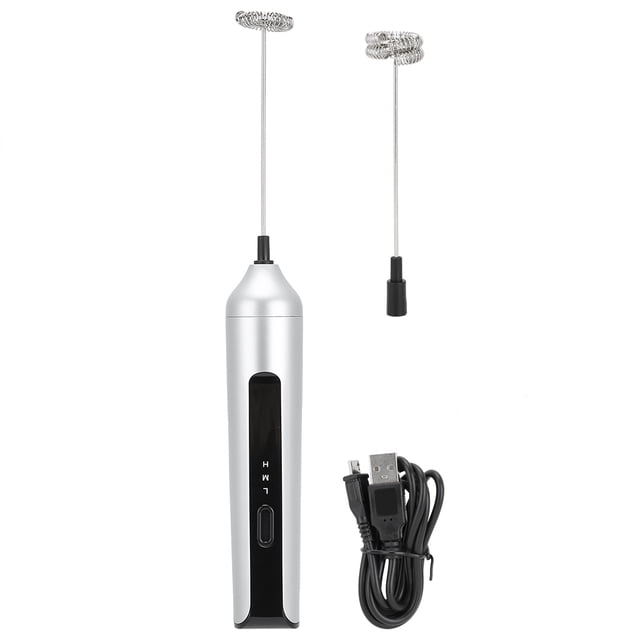 Batidora de leche, herramienta de cocina eléctrica de mano con carga USB, batidora de huevos, durabilidad probada en el tiempo