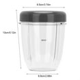 thumbnail image 1 of Peahefy Cup + Lid Blender Part Kit for For nutri 900W Blender Accessory Replacement, Cups +Lid Kit,Blender Part Kit, 1 of 8