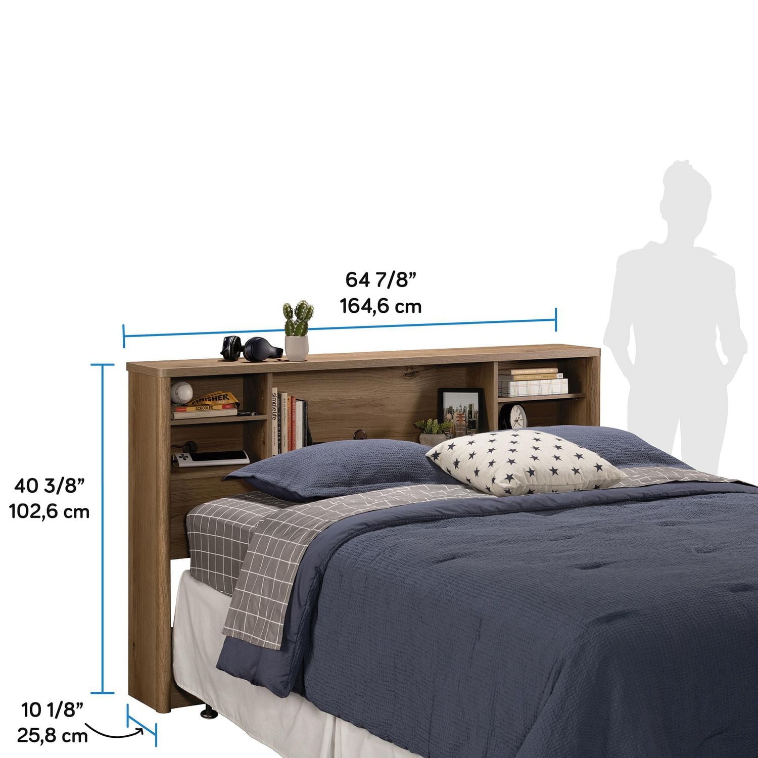 Sauder La Collection Dover Edge Tête de lit