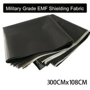 EMF Shielding Fabric Military Grade Anti Radiation Protection Faraday Fabric,9.84x3.28Ft,Black