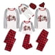 thumbnail image 1 of Pijamas familiares a juego de Navidad, True Jesus Story, pantalones a cuadros, conjunto de pijamas, 1 of 3