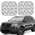 thumbnail image 1 of Fotbe Colorful Hat Snowman Juego de 2 Piezas de Parasoles para Parabrisas | Bloqueador Solar para Auto | Accesorios Plegables para Protección Solar Interior-Medium, 1 of 6