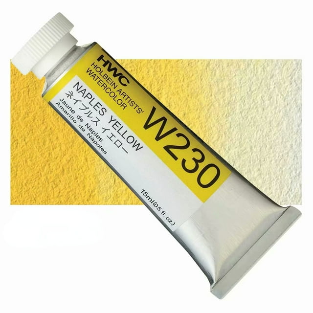 Holbein Acuarelas Profesionales para Artistas, Tubo de 15ml, Ideal para Pintores, Aficionados, Principiantes y Estudiantes, A-W230