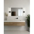 thumbnail image 7 of Sonneman Lighting  Stix 18-inch LED Satin Black Bath Bar, Frosted Shade, 7 of 7