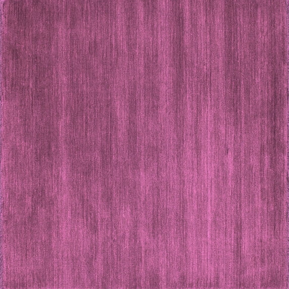 Ahgly Company Indoor Square Abstract Pink Contemporary Area Rugs, 4' Square
