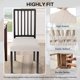 thumbnail image 3 of Fundas impermeables para asientos de sillas de comedor SearchI, juego de 4 unidades, color beige, 3 of 9
