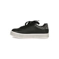 thumbnail image 4 of Women Round Toe Lace-Up Studded Rhinestone Trim Sneaker 18982, 4 of 6