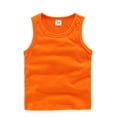 thumbnail image 2 of LYMAYTER 9M-10Y Toddler Baby Girls Boys Sleeveless T-Shirt Kids Infant Tank Tops Undershirts Solid Color Crew Neck Casual Sport Workout Vest, 2 of 8