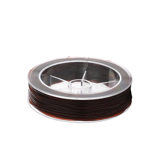 Monstrate Cuerda elástica con cuentas, cuerda artesanal, cuerdas transparentes resistentes al desgarro, de línea, accesorios para hacer Artesanía Café