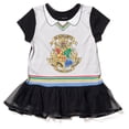 thumbnail image 3 of Harry Potter Big Girls Cosplay T-Shirt Dress Leggings and Headband 3 Piece Outfit Set Little Kid to Big Kid, 3 of 5