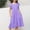 Purple, variant on ATOGUTA Girls Dresses Short Sleeve Ruffled Pockets Dress for Girls Green, Size 6M-15