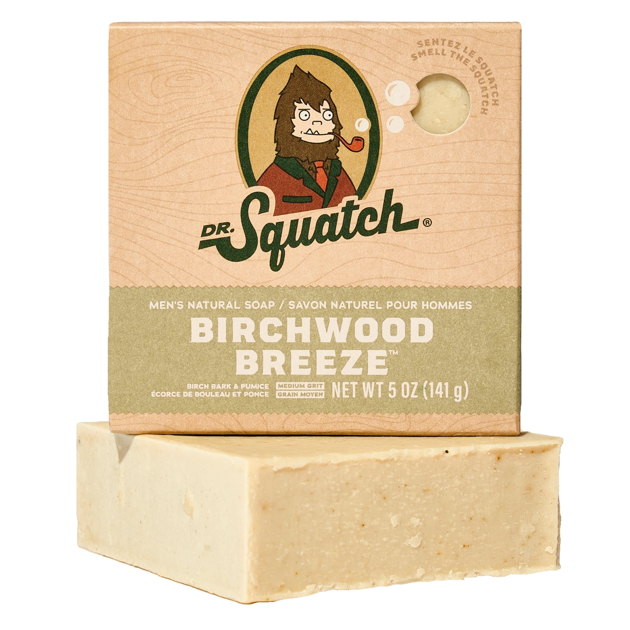 DR SQUATCH BIRCHWOOD BREEZE BAR SOAP