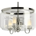 thumbnail image 3 of Kohler Lighting 22656-Ch03 Artifacts 22" Wide 3 Light Chandelier - Nickel, 3 of 7