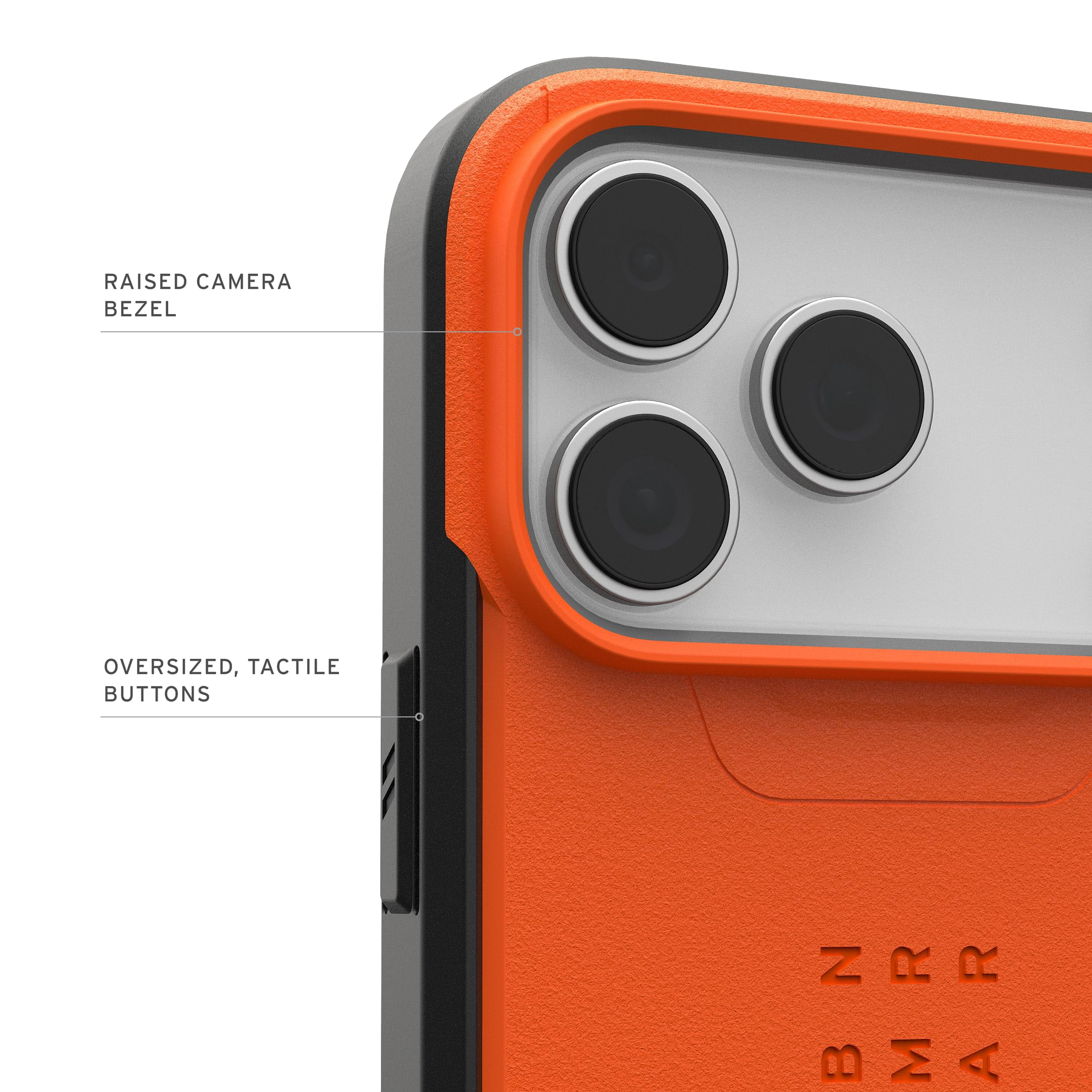 UAG iPhone 17 Pro Max Case Civilian - Compatible with MagSafe Military Grade Protective Cover, Orange